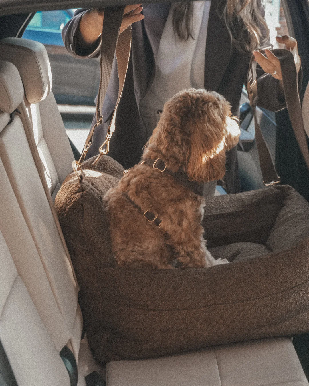 Chocolate | The Bouclé Car Seat - Image 10